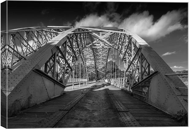  Hagg Bridge Canvas Print by David Irving