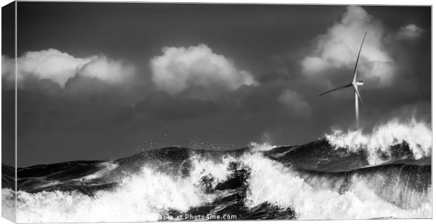 Wind and Sea Canvas Print by David Irving