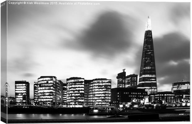  London Skyline Canvas Print by Kish Woolmore