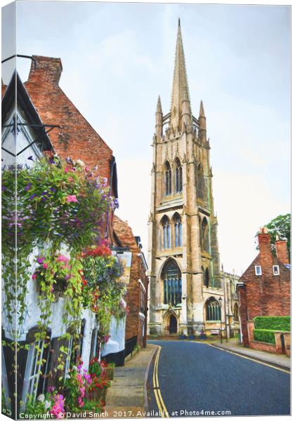 Picturesque Louth Canvas Print by David Smith