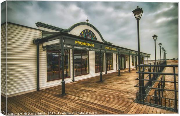 Cleethorpes Pier Canvas Print by David Smith