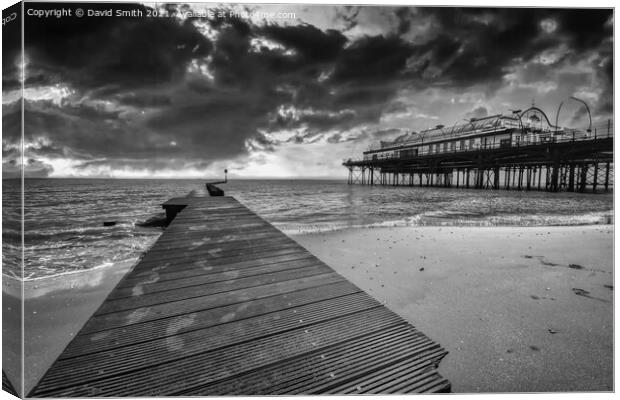 Pier and jetty Canvas Print by David Smith