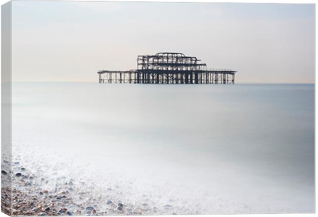  WEST PIER, BRIGHTON Canvas Print by Nigel Higson