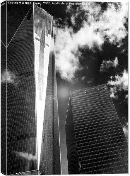  World Trade Center  NY Canvas Print by Nigel Higson