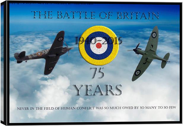 The Battle of Britain Canvas Print by Stephen Ward