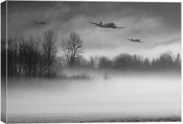 Safely home in B&W  Canvas Print by Stephen Ward