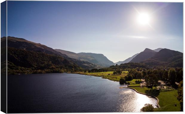 Majestic Mount Snowdon Reflection Canvas Print by Stephen Ward