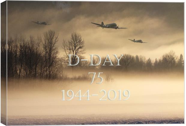 D-Day 75 Years Canvas Print by Stephen Ward