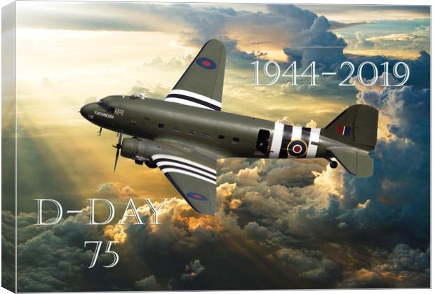 D-Day 75 Years Canvas Print by Stephen Ward