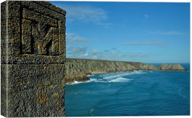  Minack Theatre Porthcurno view Canvas Print by pristine_ images
