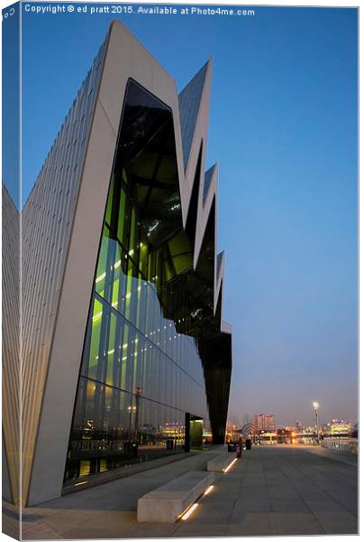  Riverside Museum Canvas Print by ed pratt