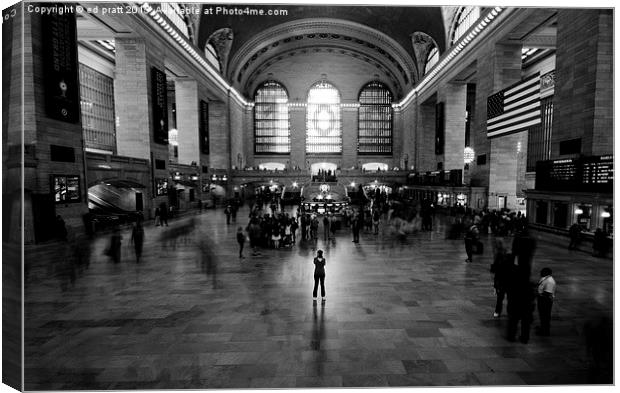  Grand Central Station Canvas Print by ed pratt