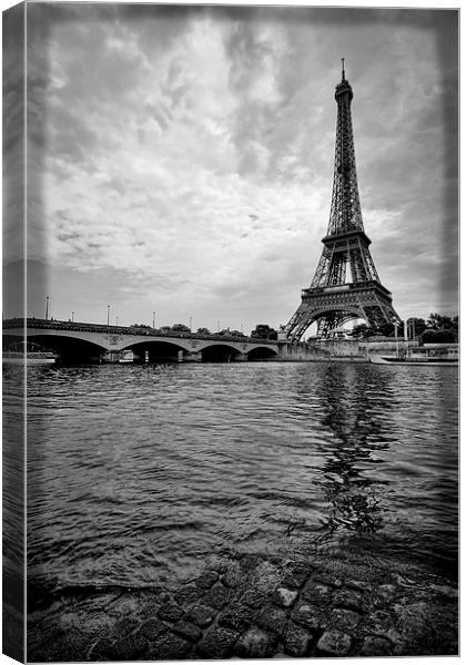  The Eiffel Tower Canvas Print by Broadland Photography