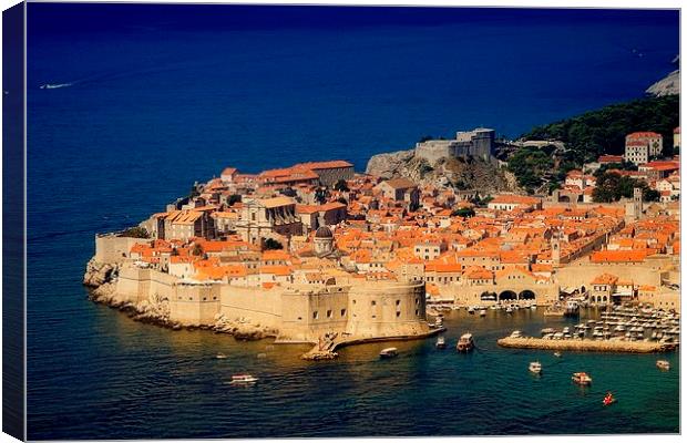  Dubrovnik Old Town Canvas Print by Broadland Photography