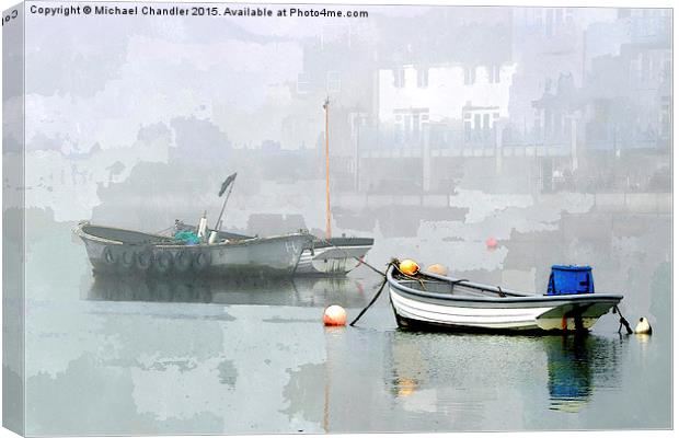  Boats at Shoreham Harbour Canvas Print by Michael Chandler
