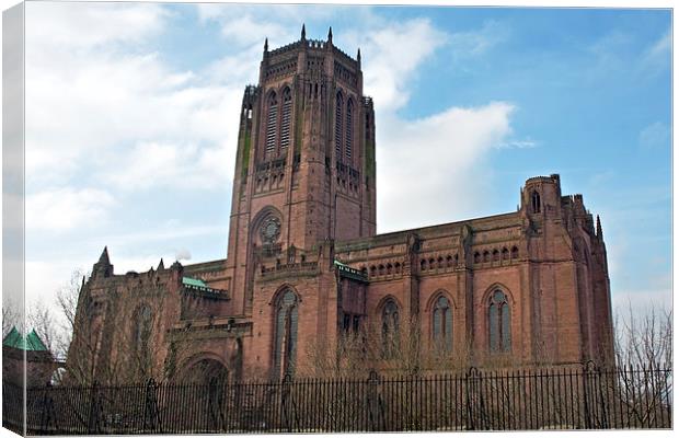 Liverpool Anglican Cathedral Canvas Print by ken biggs