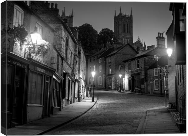 Lincoln at night  Canvas Print by Andrew Scott
