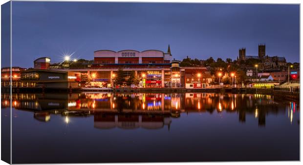 The Brayford Pool, Lincoln Canvas Print by Andrew Scott