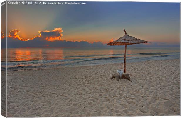 The Beach Canvas Print by Paul Fell