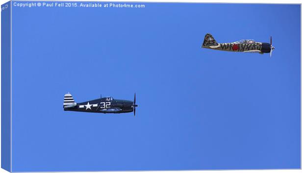 WWII Planes Canvas Print by Paul Fell