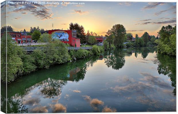 Snohomish Canvas Print by Paul Fell