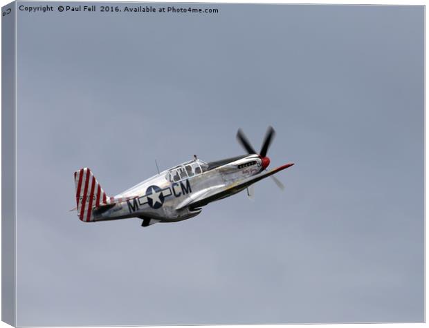P-51 C Mustang  Canvas Print by Paul Fell