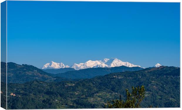 Outdoor mountain himalayas landscape nature Canvas Print by Ambir Tolang