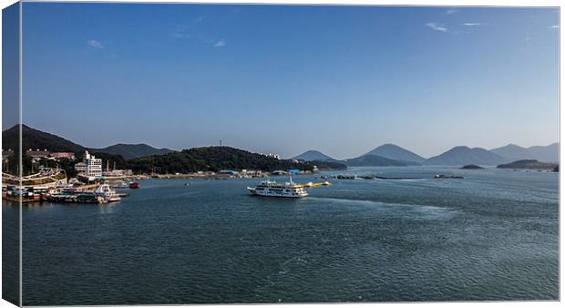  Moving Ship in Sea Canvas Print by Ambir Tolang