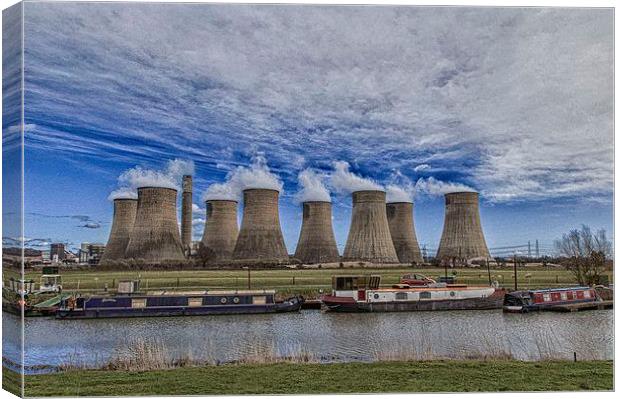 Ratcliffe-on-Soar Power Station Canvas Print by William Robson