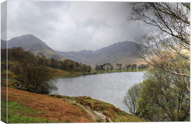  Buttermere in the Lake District Canvas Print by William Robson