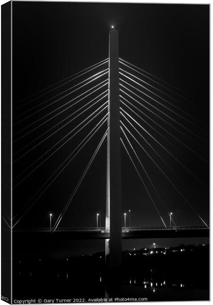 Lines of The Northern Spire Canvas Print by Gary Turner