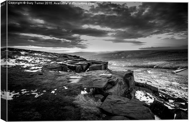 Marsden Moor Buckstones Canvas Print by Gary Turner