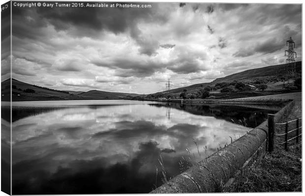 Woodhead Reservoir Canvas Print by Gary Turner