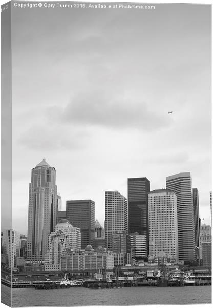 Seattle Skyline Canvas Print by Gary Turner