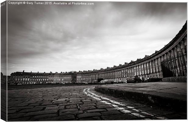 Royal Crescent Canvas Print by Gary Turner