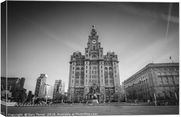 Liver Building Canvas Print by Gary Turner