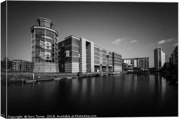 Royal Armouries Reflection Canvas Print by Gary Turner