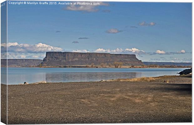 Steamboat Rock  Canvas Print by Marilyn Graffe