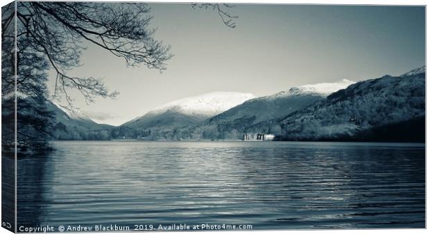 Grasmere - a vintage view...  Canvas Print by Andy Blackburn