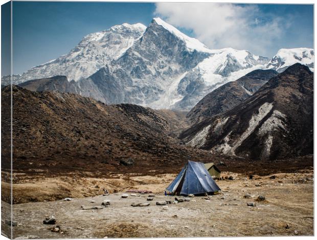  Base Camp Canvas Print by Brent Olson