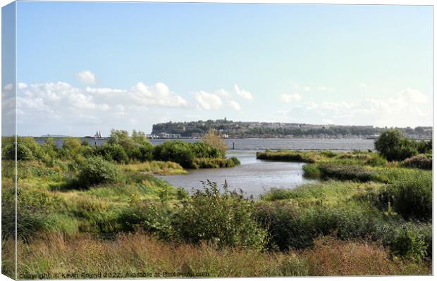 Cardiff Bay Wetlands Nature Reserve Canvas Print by Kevin Round