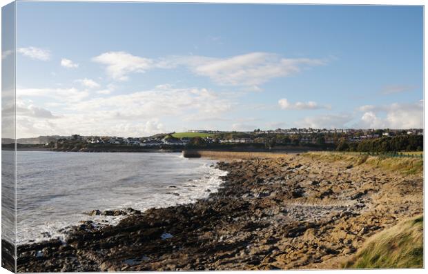 Barry Island Shore Canvas Print by Kevin Round