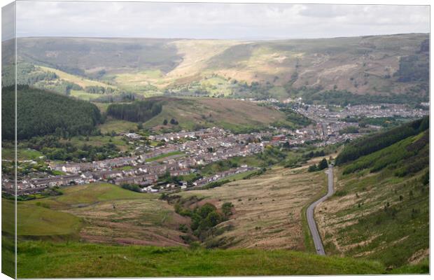 Rhondda Valley Wales Canvas Print by Kevin Round