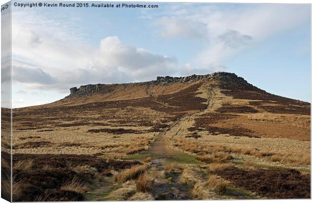  Higger Tor Peak District Canvas Print by Kevin Round