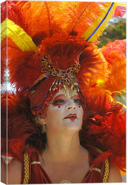 Summer Solstice Performer, Santa Barbara Canvas Print by Eyal Nahmias