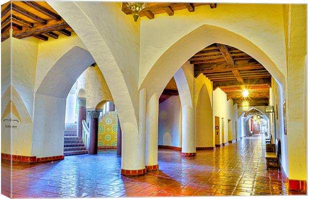 Santa Barbara Courthouse Canvas Print by Eyal Nahmias