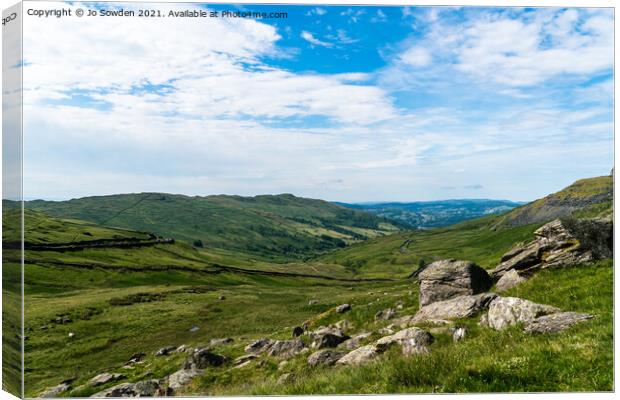 Kirkstone Pass Canvas Print by Jo Sowden