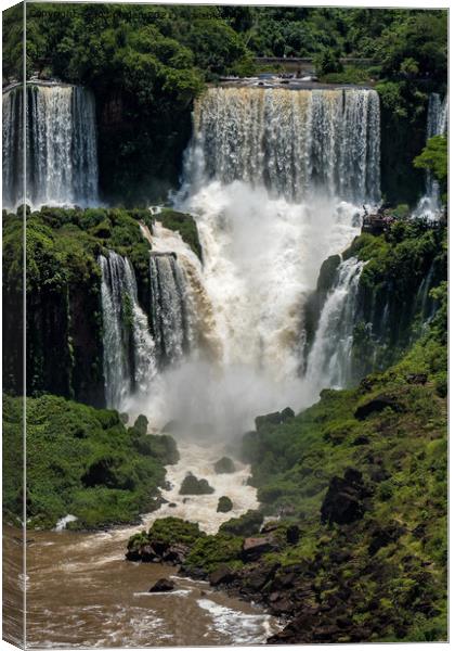 Iguazu Falls, South America (2) Canvas Print by Jo Sowden