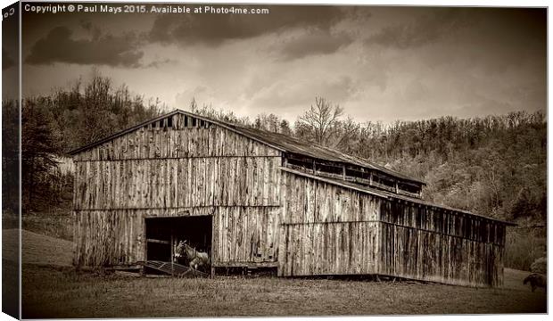  The Barn  Canvas Print by Paul Mays