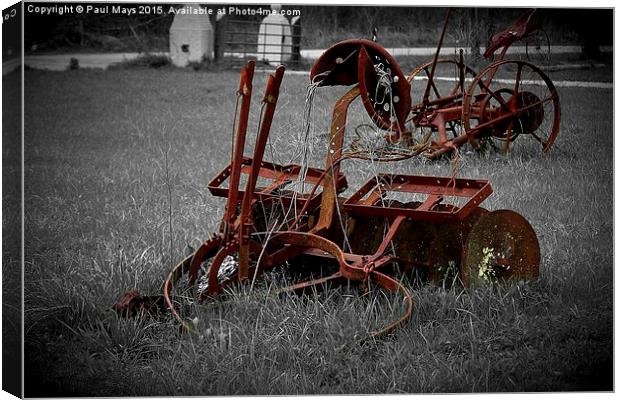  End of The Farm Canvas Print by Paul Mays